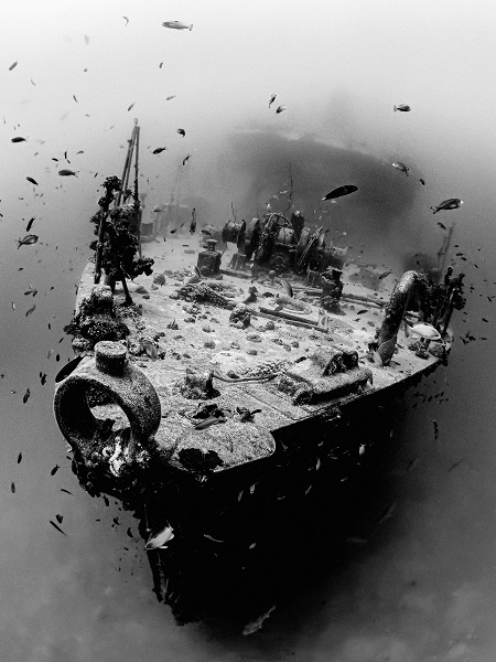 1er prix - Noir et blanc. © Christophe Kazmierski / Images de l'eau delà